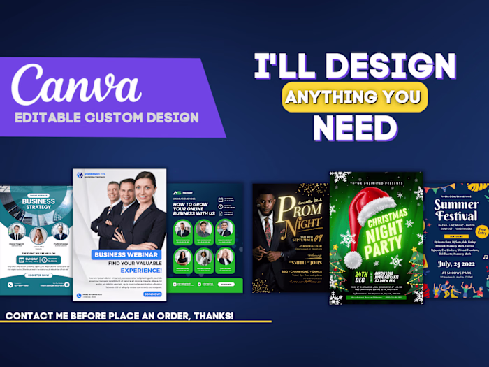 DESIGN ANYTHING USING CANVA 