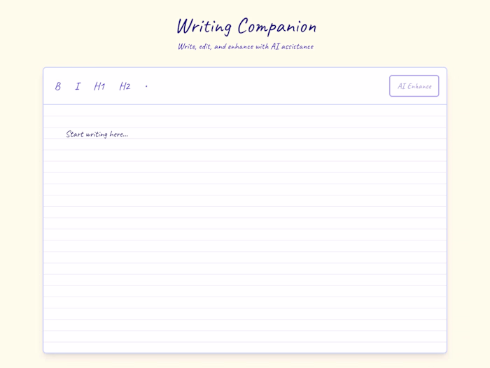 Writing Companion