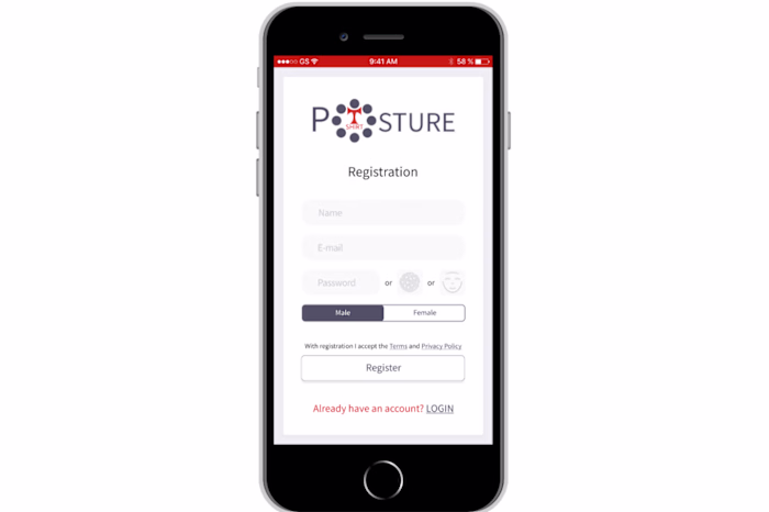 App of smart wearable for iOS
