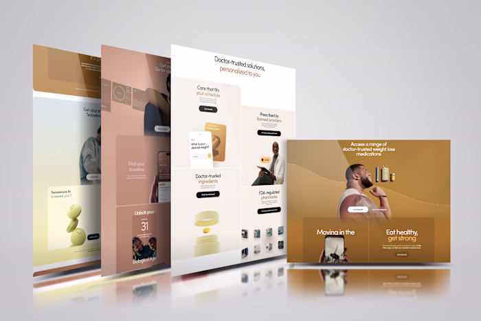Webflow Website Design for Telehealth Brand