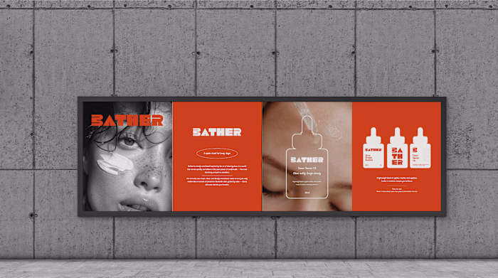 Bather Body Care Brand Identity Design