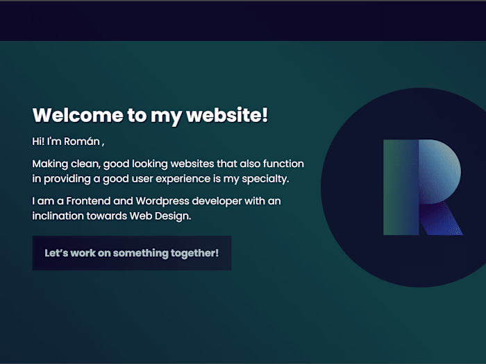 Personal Porfolio Website