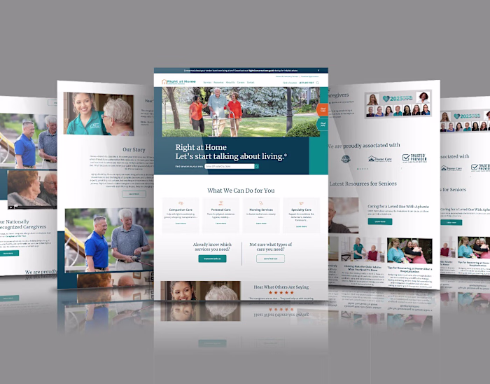 Elderly Website Design | Nanny Care Service