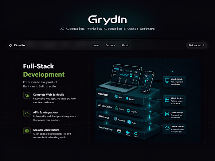 GrydIn, Software & AI Automation