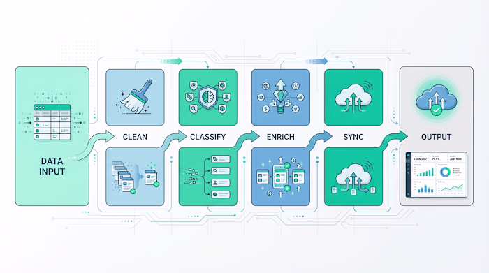 Multi-step Automation for CRM Data Processing I developed an...