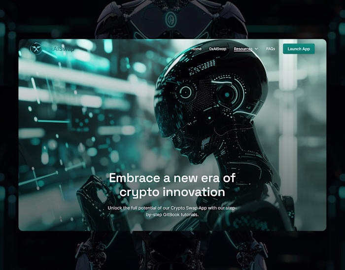 Swap AI - Crypto Blockchain Website