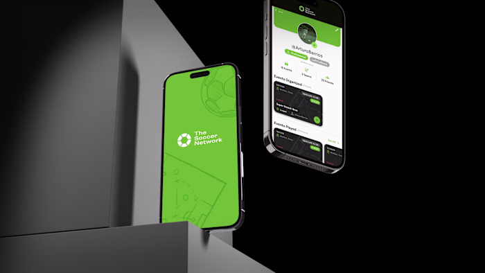 Branding & App UI/UX Design for The Soccer Network