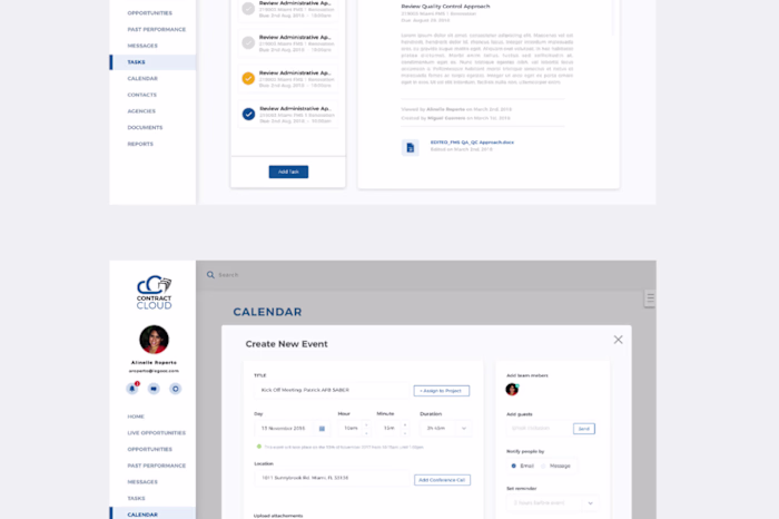 Contract Cloud UI