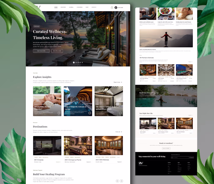 ZV Wellness Landing Page
