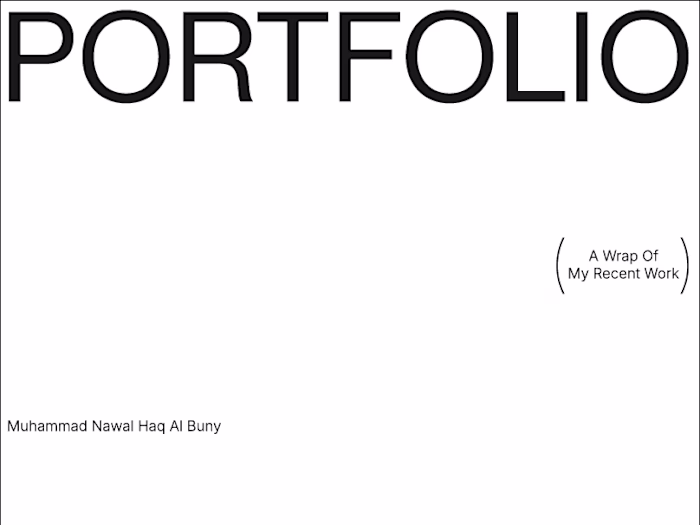 Self Portfolio by 2024 :: Behance