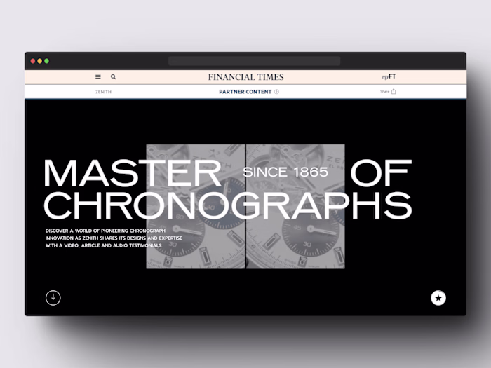 Zenith Watches — Master of chronographs
