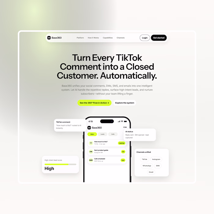 Base360 — Every Conversation. One