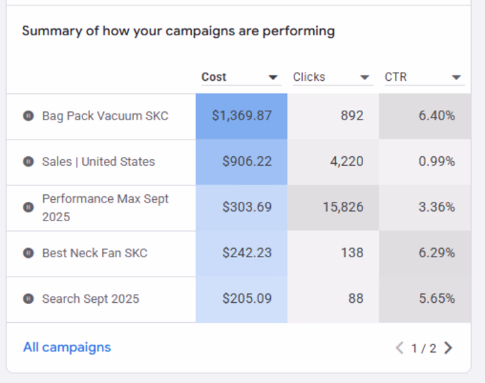 Google Ads Campaign
