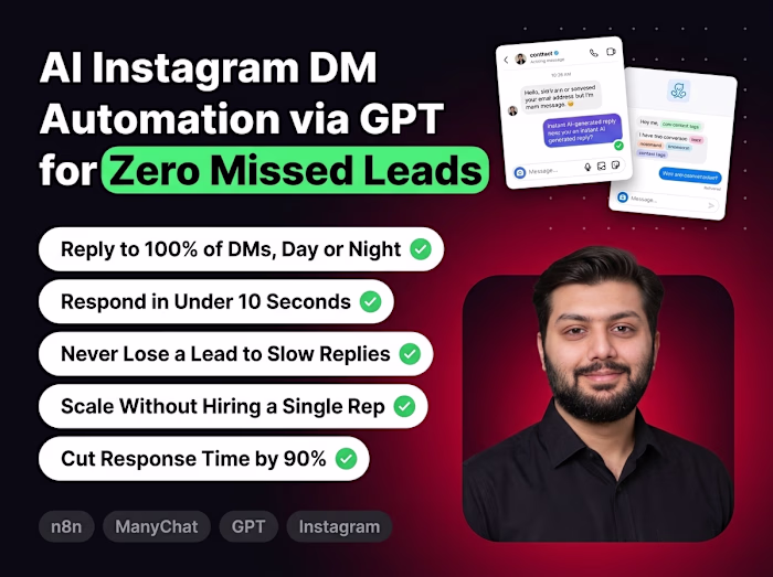 GPT + ManyChat automation that