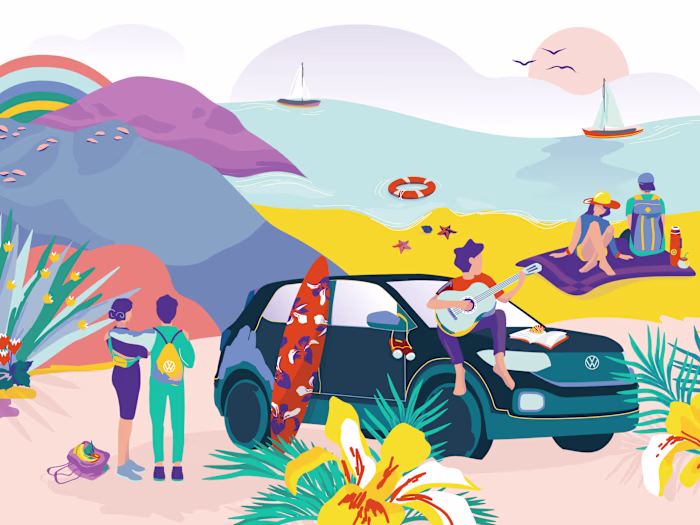 Illustration for notebook cover