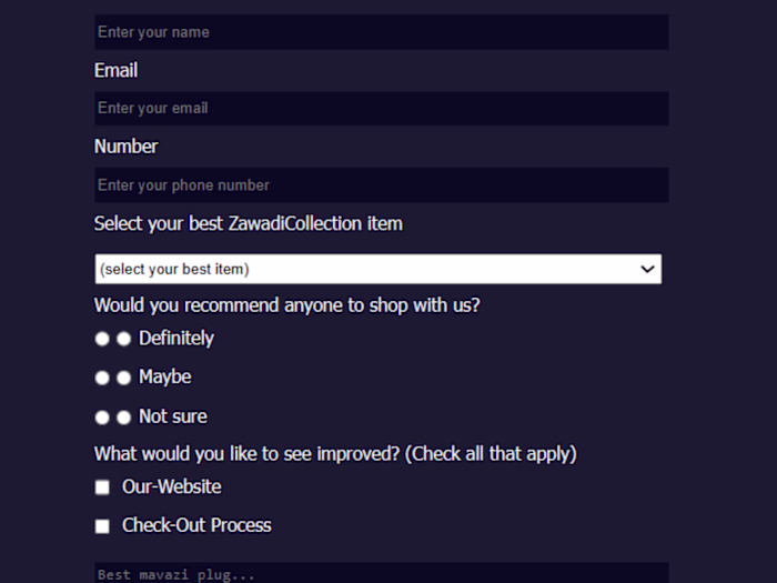 GitHub - Vmwita/Survey_Form