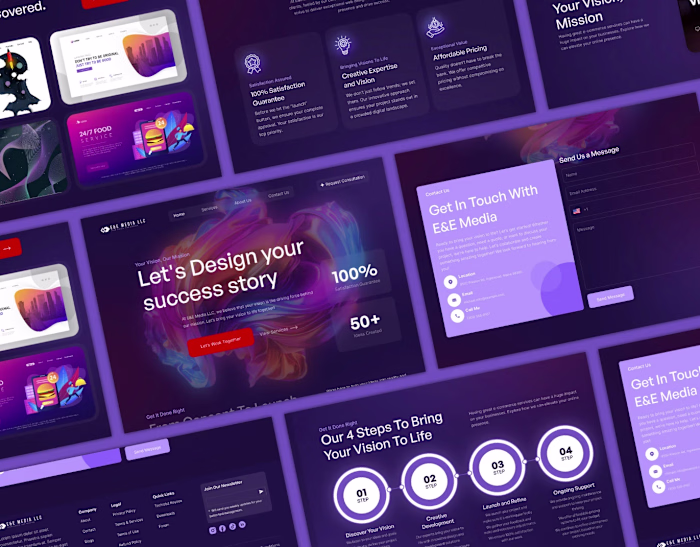 Agency Website UI UX Design