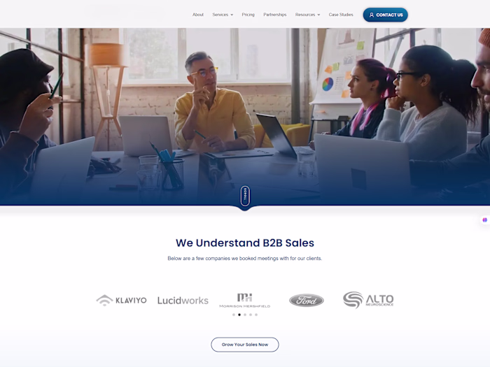 B2B Lead Generation Agency Website Developement (Framer)