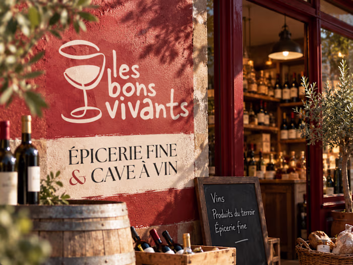 Brand identity - Les Bons Vivants