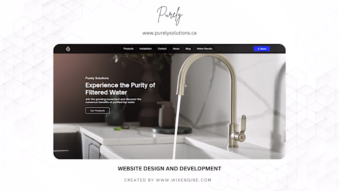 WIX website design and development