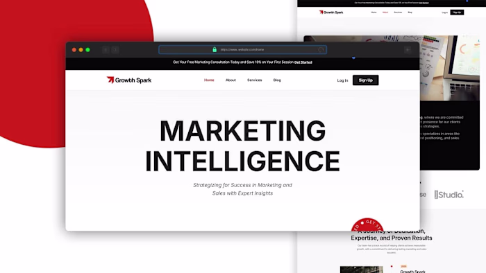 Growth Spark | Wordpress Website 
