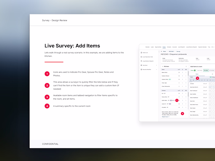 Survey Product helping 100k families move within the US annually