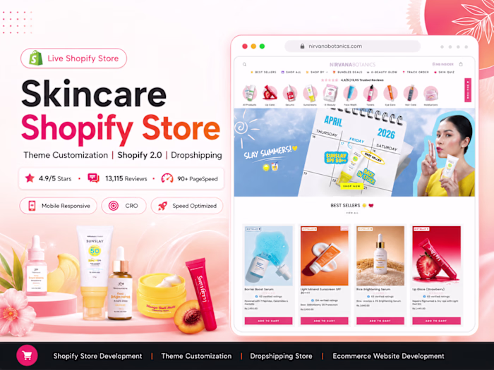 🌿 Skincare Shopify Store —