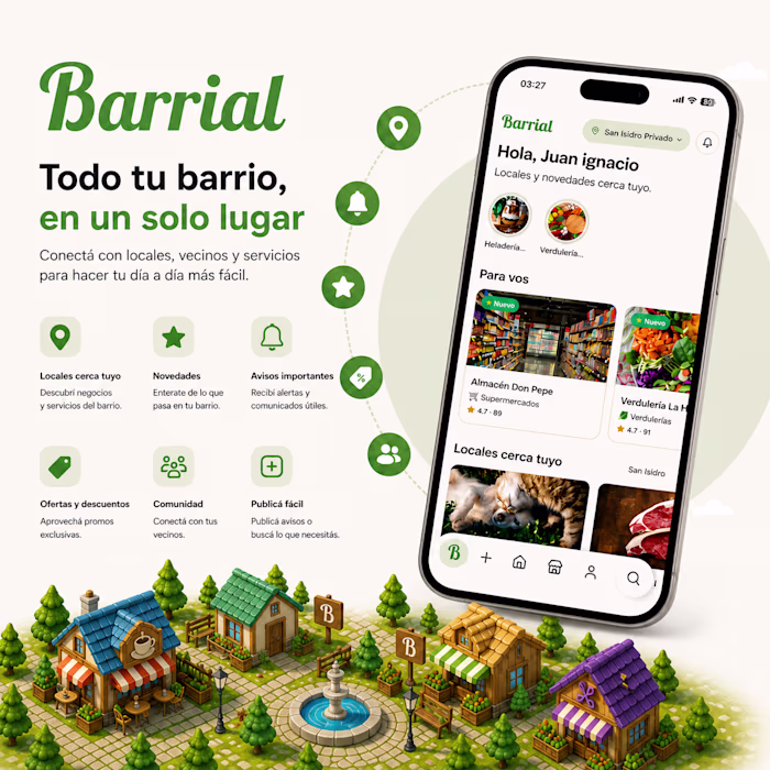 Barrial es una plataforma social-commerce