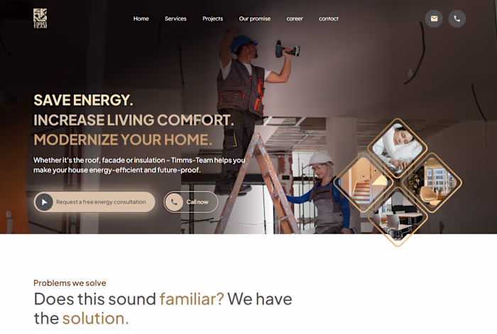 High-Converting Landing Page for Timms Team