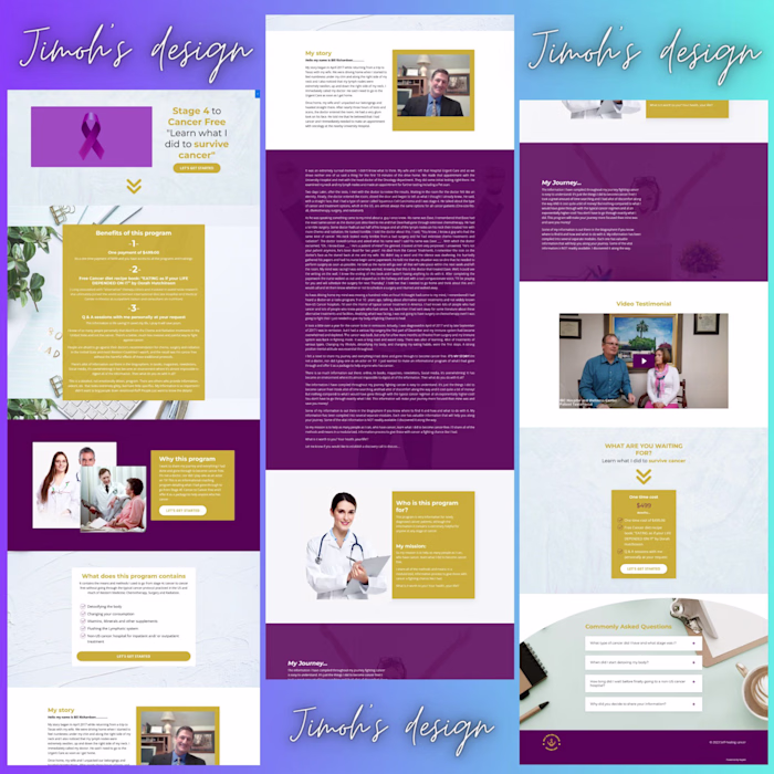 Kajabi landing page design