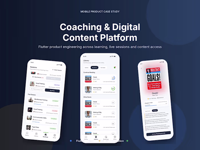 Building a Coaching & Digital Content Platform in Flutter