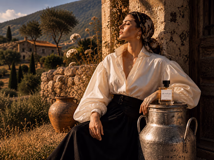 This campaign brings luxury fragrance
