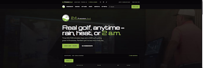 24 Precision Golf: a from-scratch