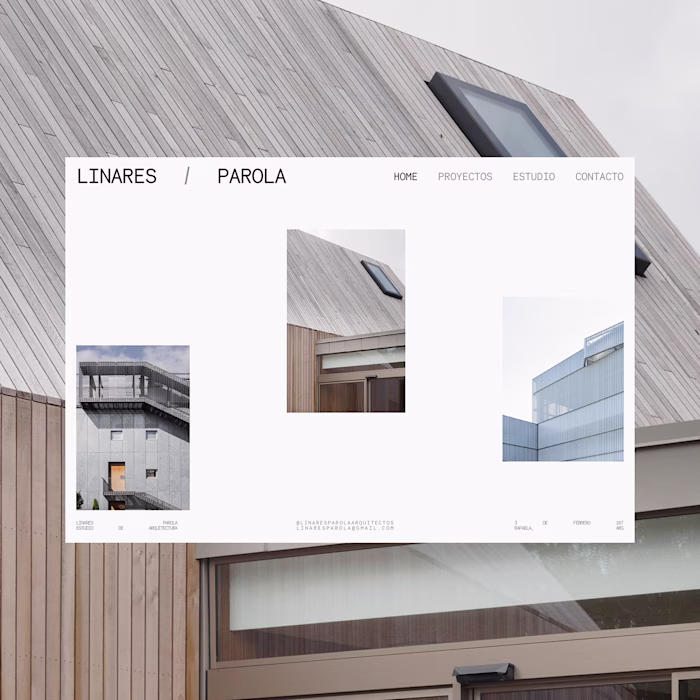 Linares/Parola, diseño web. :: Behance