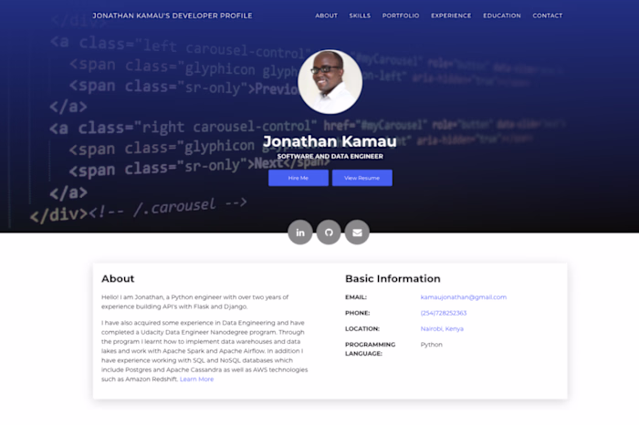 My Developer Portfolio Website