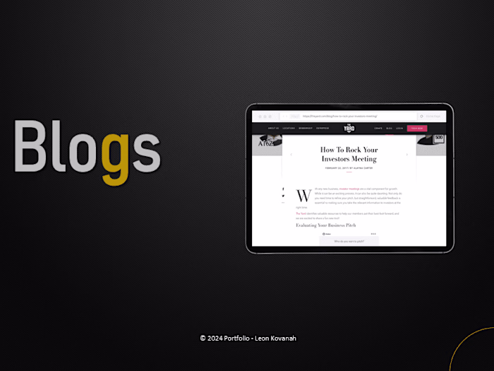 Blog Writing