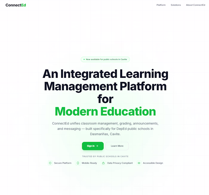 ConnectEd - Learning Management System