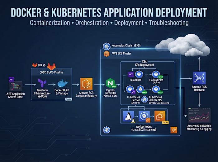 Containerized and deployed applications using