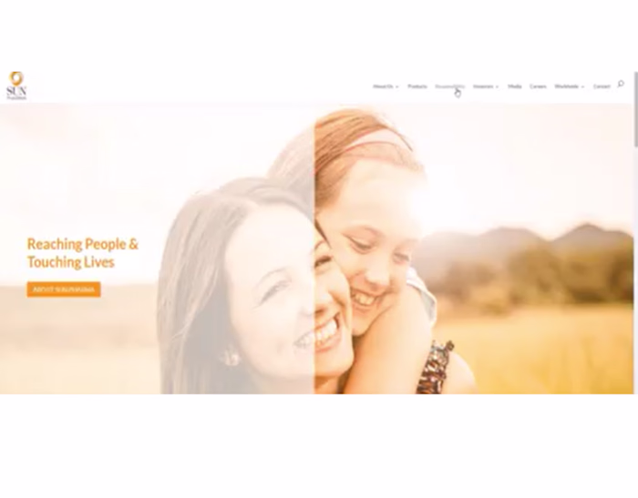 Sun Pharma New Website Launch