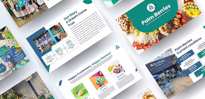 Acai Bowl Franchise Pitch Deck Design