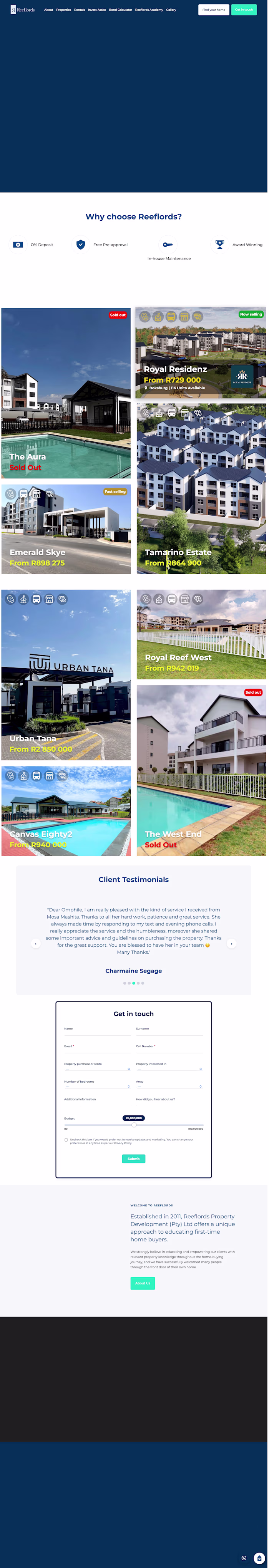 Comprehensive Website Redesign and Rebuild