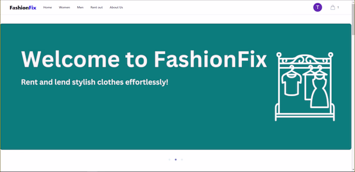 FashionFix: Affordable Web-based Fashion Sharing Platform
