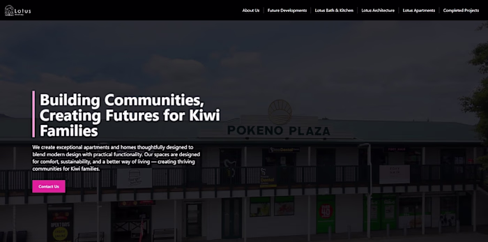 Lotus Homes Website