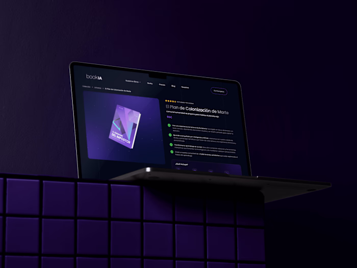 Bookia Product Page Design Optimization