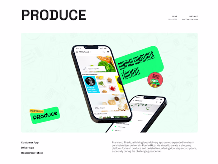 Produce - ECommerce Grocery