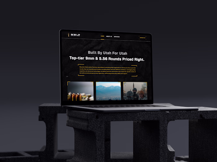 Defense Supplier Website Design
