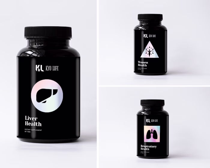 Kyo Life - Supplements Package Design