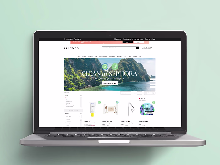 Clean Beauty Navigation 