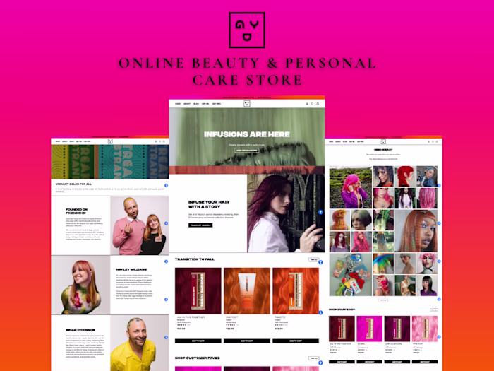 GoodDyeYoung | A Bold Shopify Experience for a Bold Beauty Brand
