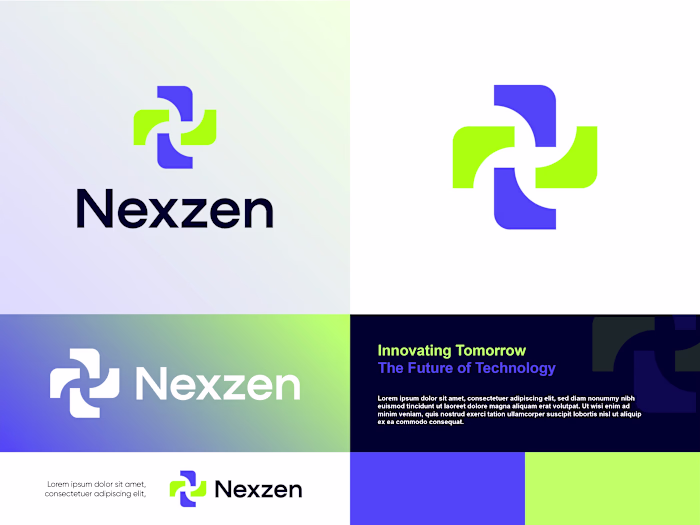 Nexzen, a sleek, futuristic brand